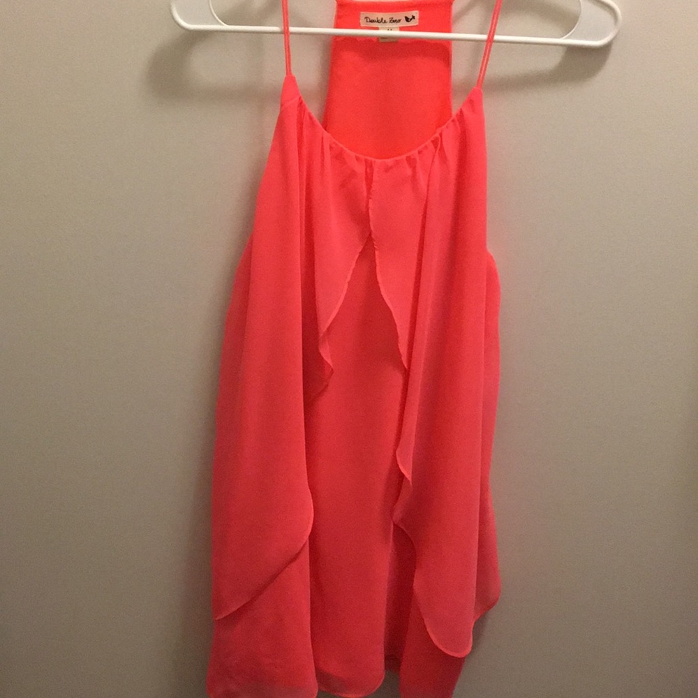 Pink tank dress
